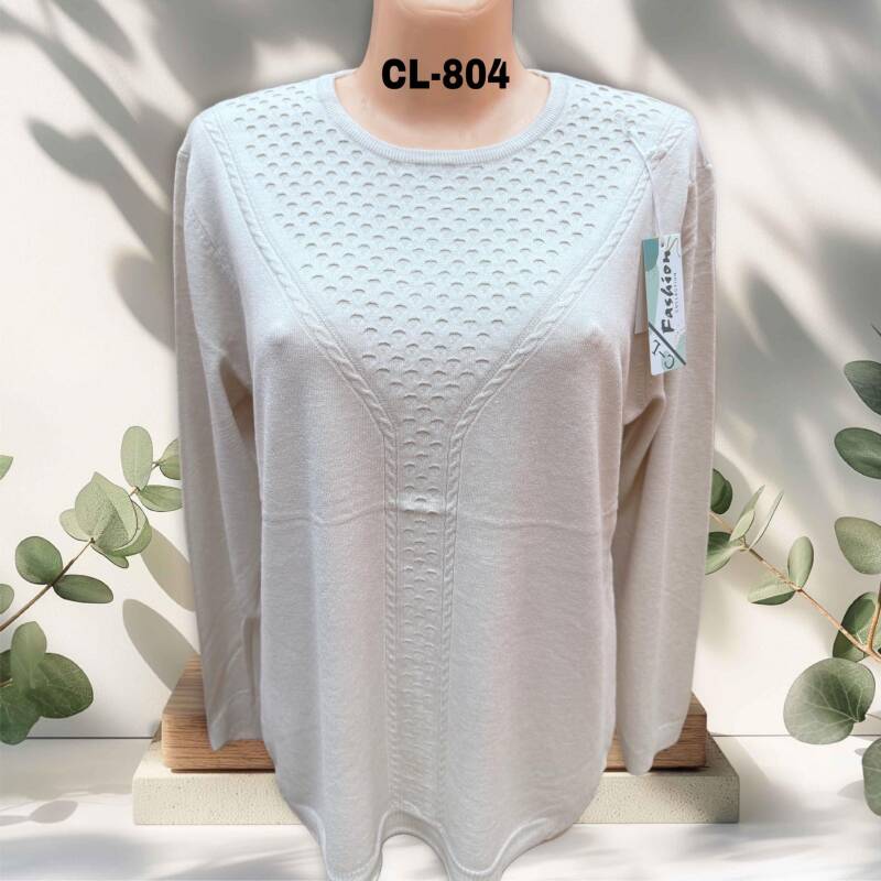 Swetry damskie Roz L-3XL. 1 kolor. Paczka 10 szt